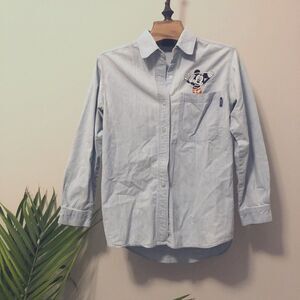 VINTAGE MICKEY MOUSE LIGHT WASH BUTTON DOWN